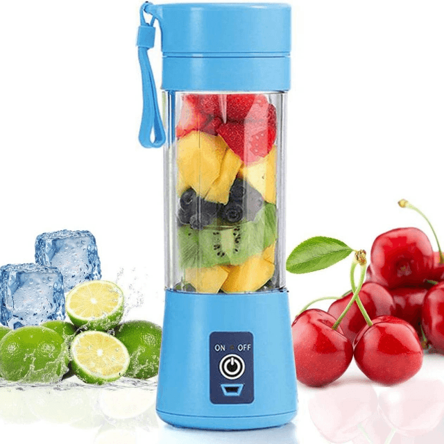 Mini USB Rechargeable Juicer, 380ml Mini Personal Blender
